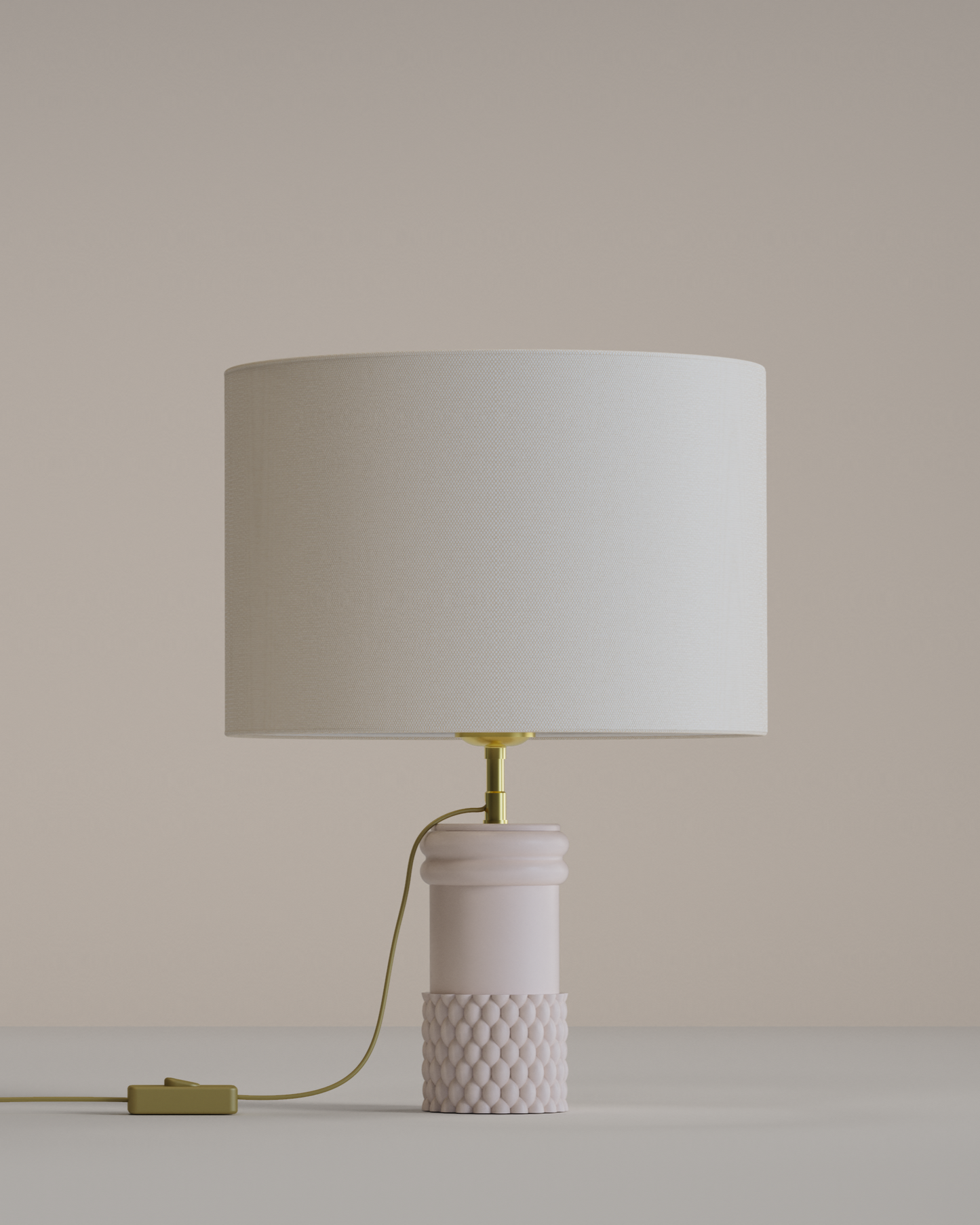 Lampe Moderne Illari Modèle Ambre Blanc.