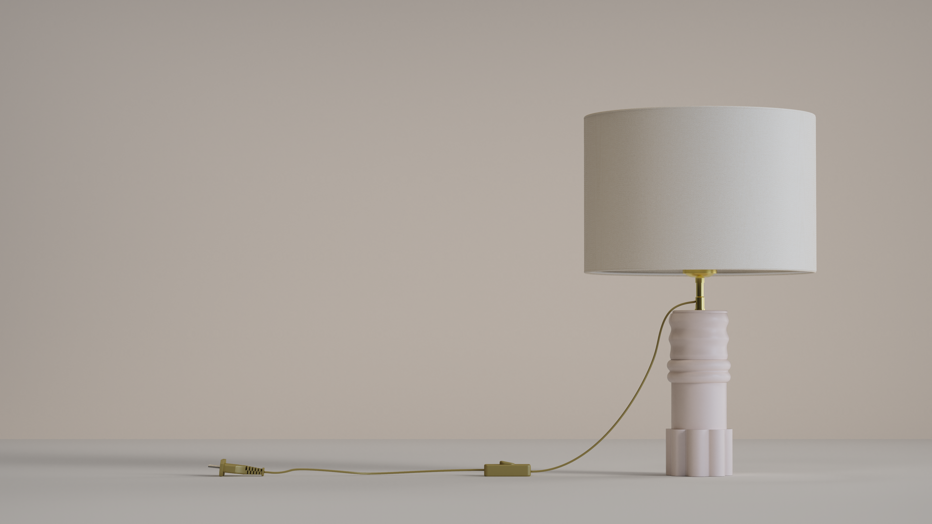 Lampe Moderne Illari Modèle Sentinelle Blanche.