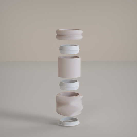 Aperçu de l'assemblage des Modules de la Lampe Prisme.