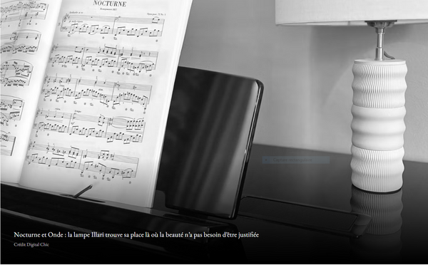 Et si une simple lampe devenait une œuvre d’art ?