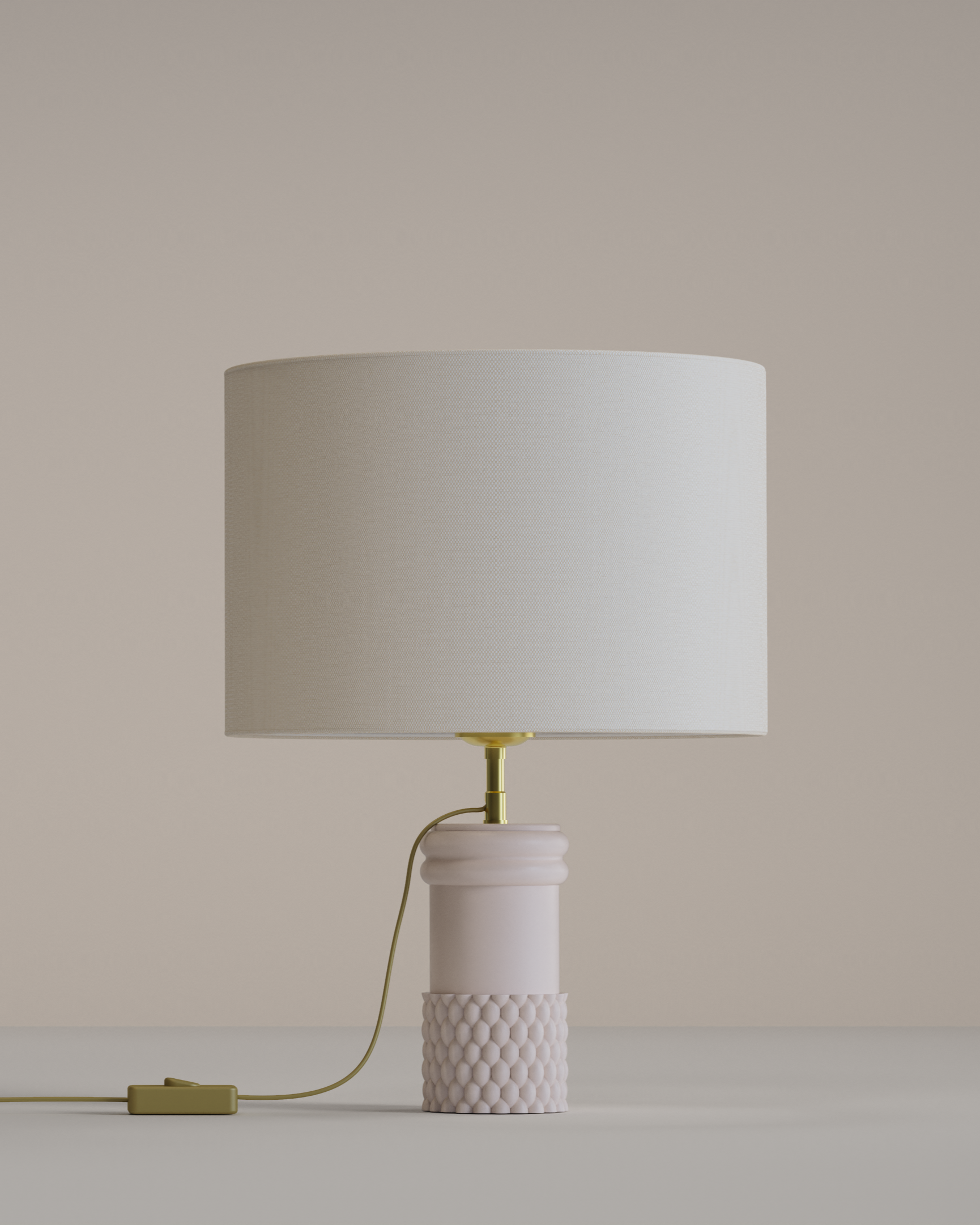 Lampe Moderne Illari Modèle Ambre Blanc.