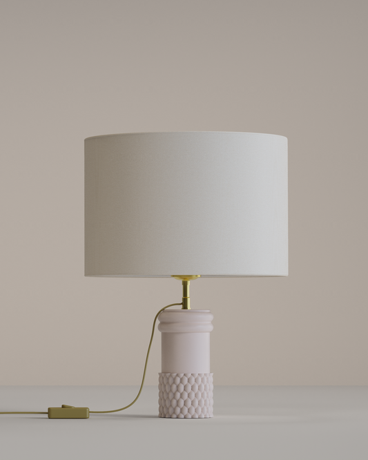 Lampe Moderne Illari Modèle Ambre Blanc.